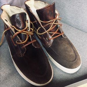 Polo Ralph Lauren suede Boot High Top Sneaker